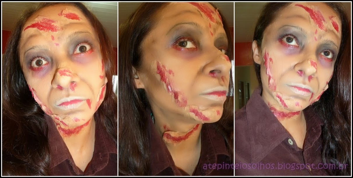 Maquiagem para o Halloween Super Fácil – Zumbi